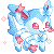 A bouncing shiny sylveon